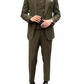 A8004 軍綠色西裝（Half Canvas）